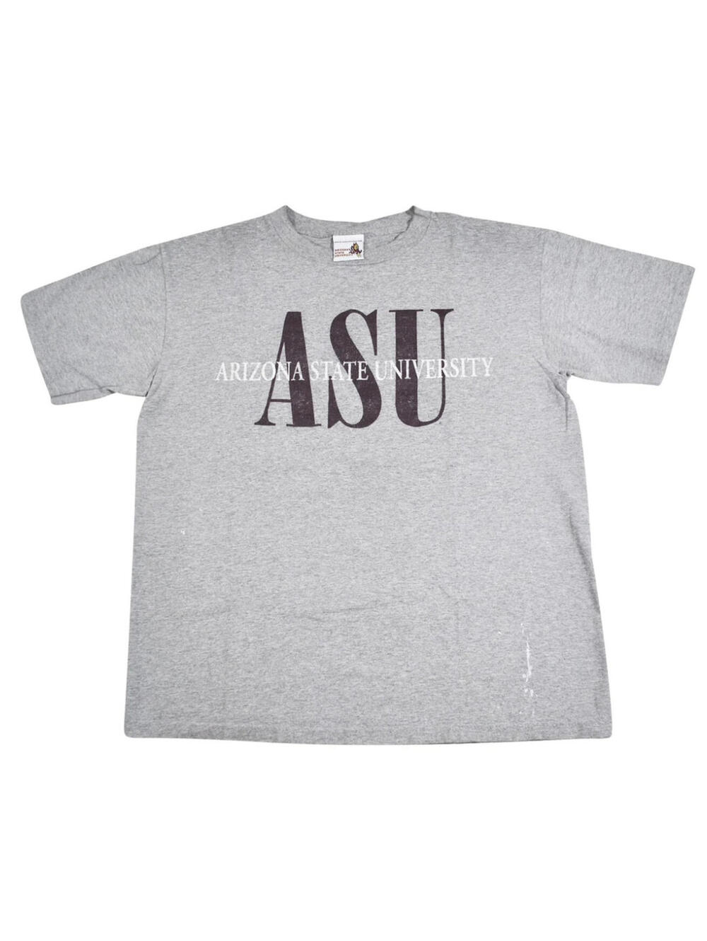 Vintage Arizona State Sun Devils NCAA Football Basketball Gray Shirt Size Large